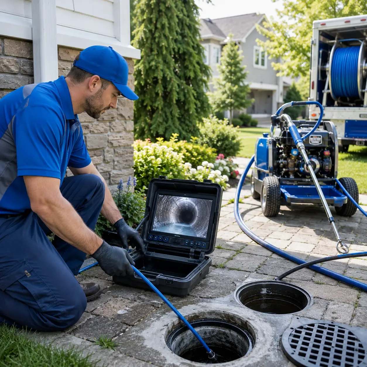 Outdoor drain cleaning professionals serving Whitehall, PA